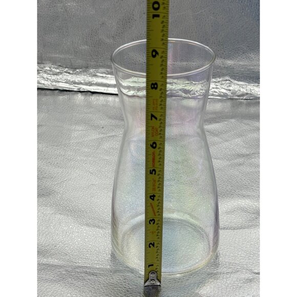 Wine‎ Carafe Vase Clear Glass Drink Pitcher Juice Classic Design 8” Pack of 2 - Picture 6 of 11